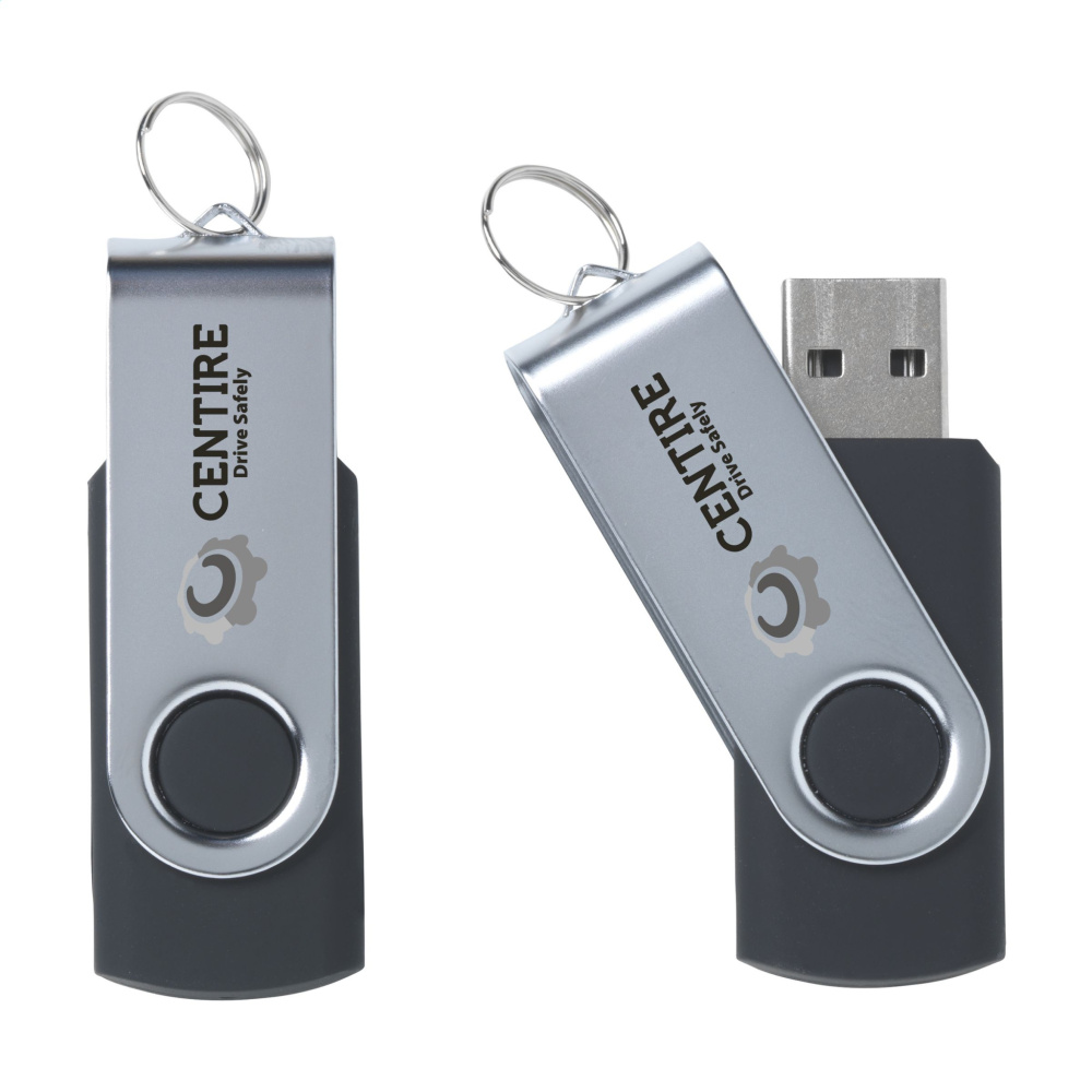 Logo trade promotional item photo of: USB Twist from stock 4 GB