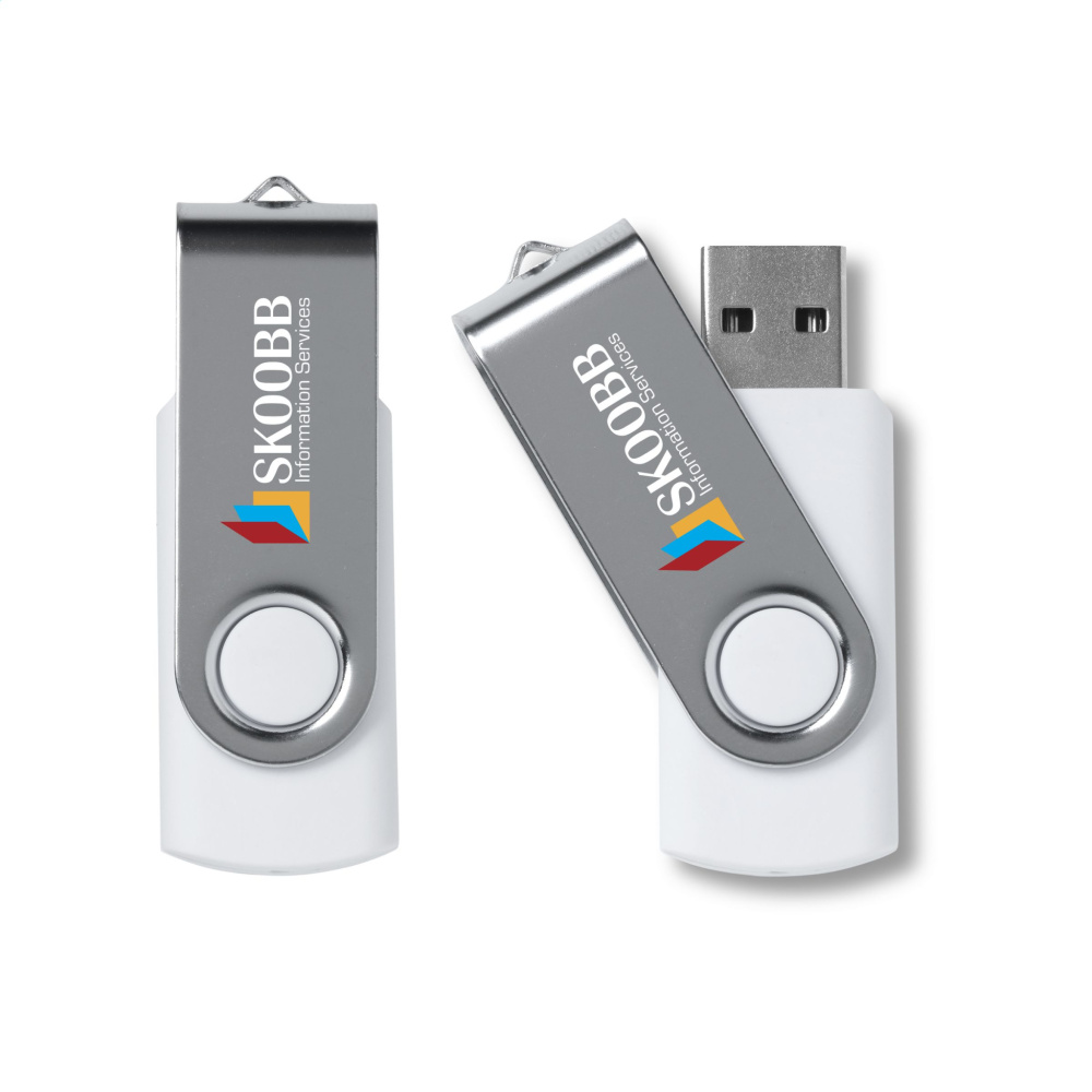 Logo trade promotional giveaways image of: USB Twist 4 GB