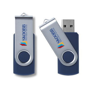 Logo trade promotional giveaways picture of: USB Twist 4 GB