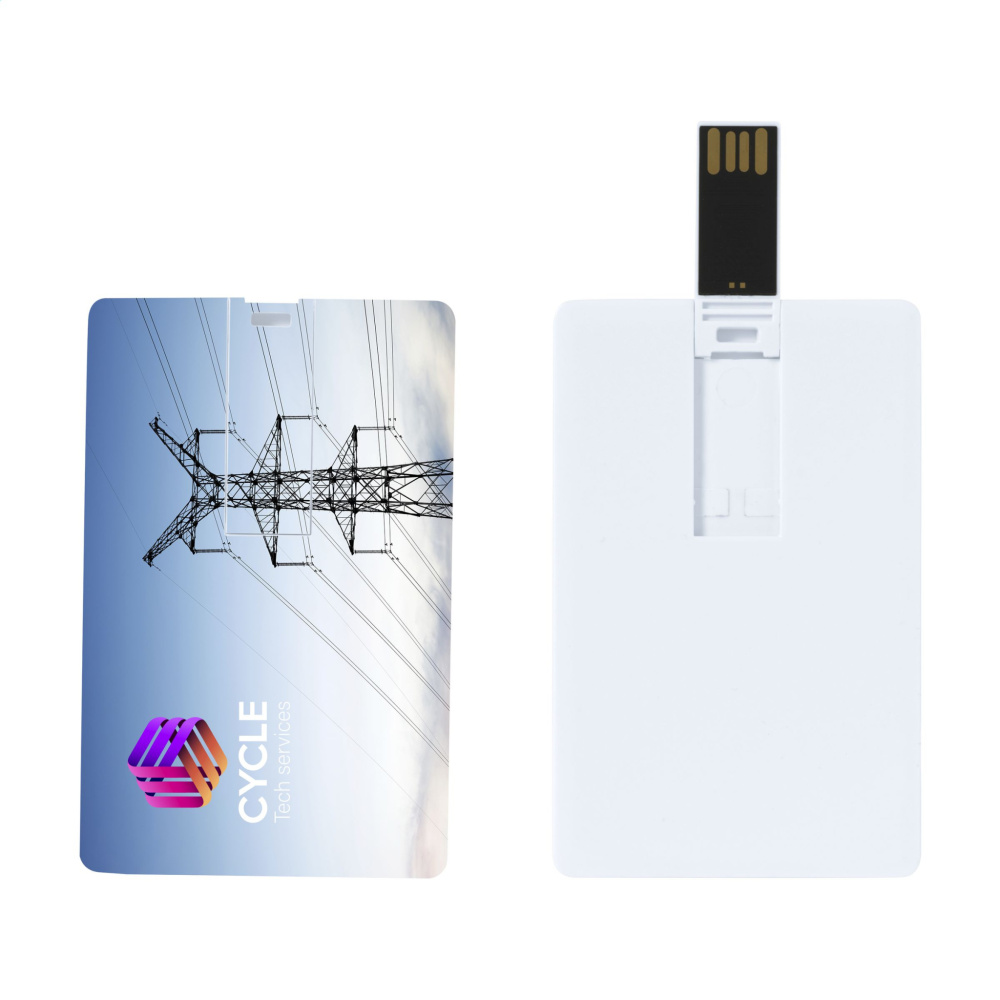 Logotrade business gift image of: CredCard USB from stock 8 GB