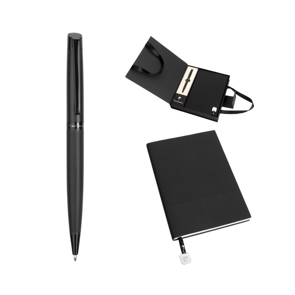 Logo trade promotional merchandise picture of: Set of notebook and pen CHANTAL Pierre Cardin