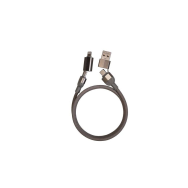 Logo trade promotional product photo of: Charging cable with data transfer DONNES Pierre Cardin