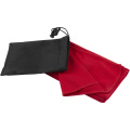 Lucas RPET sport towel 30x80 cm, Red