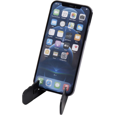 Logo trade advertising products image of: Buna recycled plastic foldable tablet and phone stand