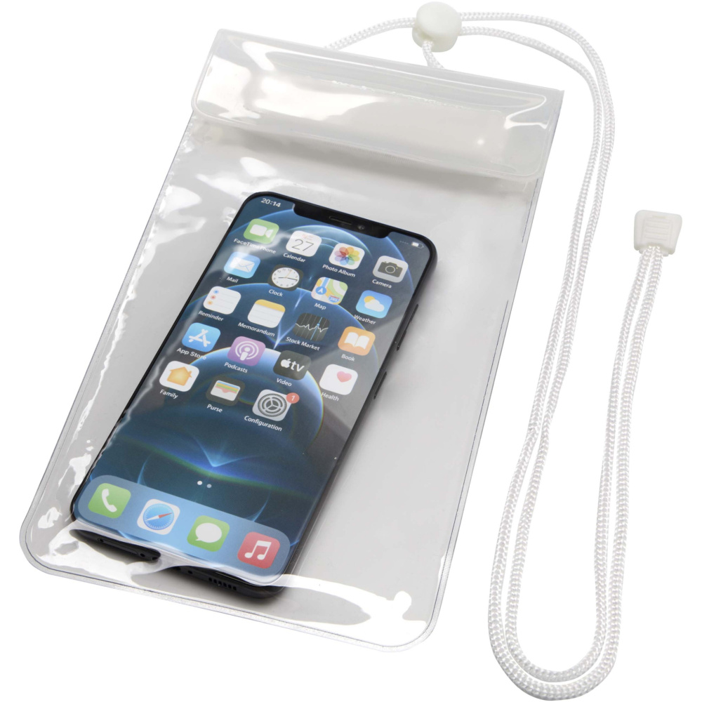 Logo trade promotional merchandise picture of: Dombay waterproof phone pouch size XL