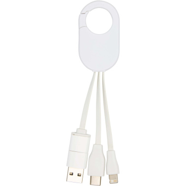 Logotrade promotional gift image of: Troop 4-in-1 recycled plastic charging cable