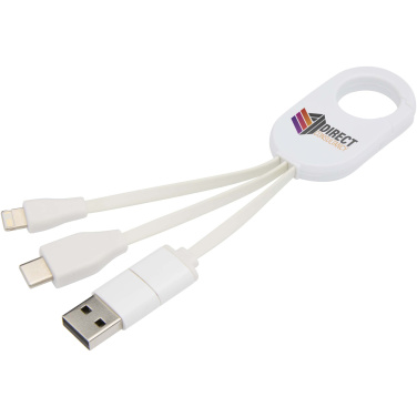 Logotrade advertising product picture of: Troop 4-in-1 recycled plastic charging cable