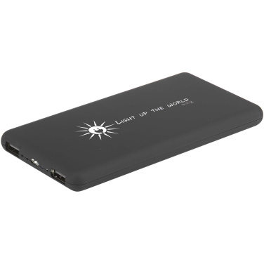 Logo trade promotional gifts image of: SCX.design P30 8000 mAh light-up solar power bank