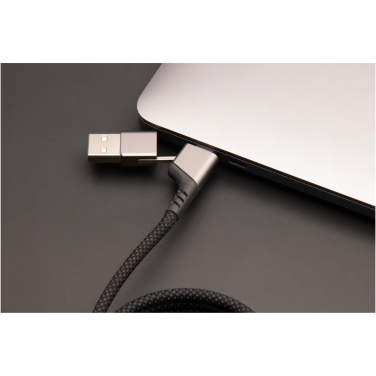 Logo trade promotional giveaways image of: SCX.design C52 100W 4-in-1 rPET magnetic ultra fast charging cable 