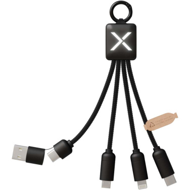 Logo trade advertising products picture of: SCX.design C13 15W 5-in-1 charging cable