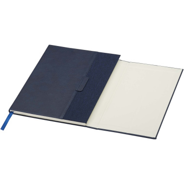 Logo trade business gift photo of: Alejandra A5 recycled plastic hard cover notebook