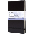 Moleskine large art water colour album, Solid black