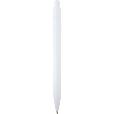 Logotrade business gift image of: Unica recycled plastic ballpoint pen (blue ink)