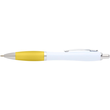 Logo trade promotional items image of: Nash recycled plastic ballpoint pen (black ink)