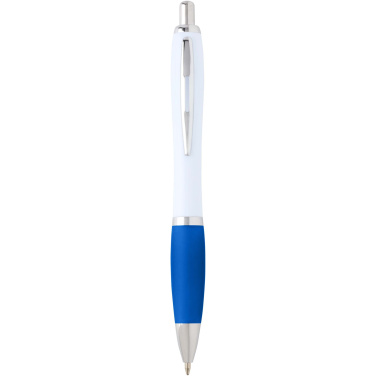 Logo trade promotional giveaway photo of: Nash recycled plastic ballpoint pen (black ink)