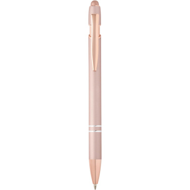 Logotrade corporate gift picture of: Nanna ballpoint pen with rose gold finish (blue ink)