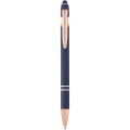 Nanna ballpoint pen with rose gold finish (blue ink), Ocean blue