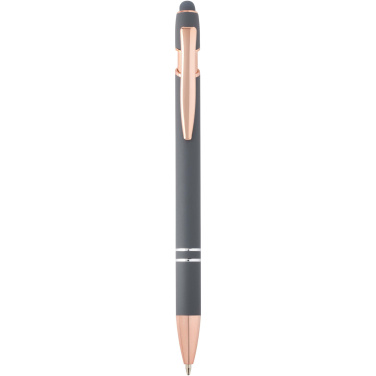 Logo trade advertising products picture of: Nanna ballpoint pen with rose gold finish (blue ink)