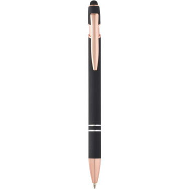 Logotrade promotional item picture of: Nanna ballpoint pen with rose gold finish (blue ink)