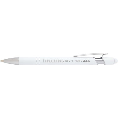 Logotrade promotional item picture of: Kish ballpoint pen with silver finish (blue ink)