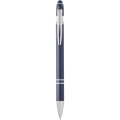 Kish ballpoint pen with silver finish (blue ink), Navy