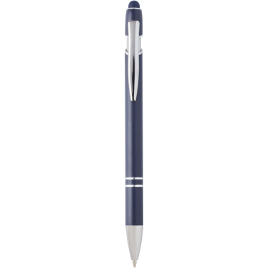 Logotrade advertising products photo of: Kish ballpoint pen with silver finish (blue ink)