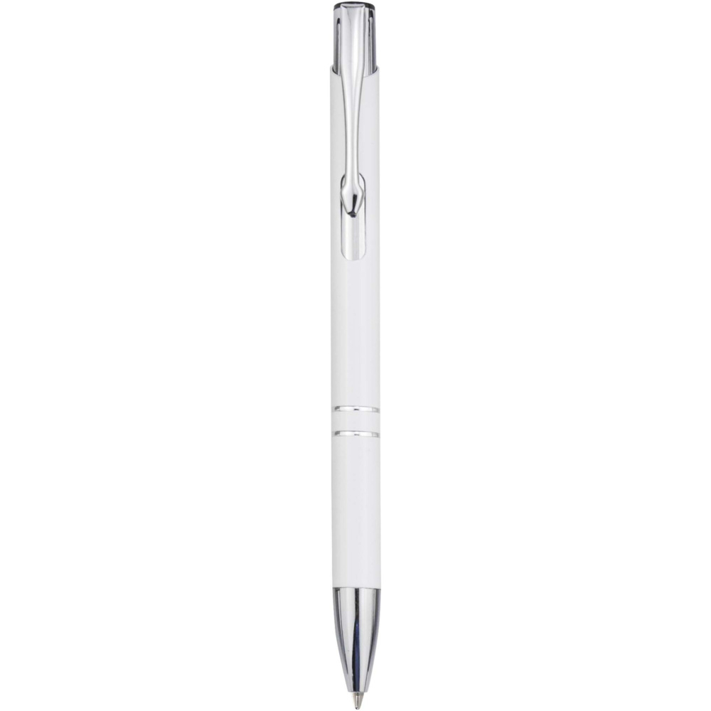 Logotrade promotional merchandise image of: Moneta recycled aluminium ballpoint pen (blue ink)