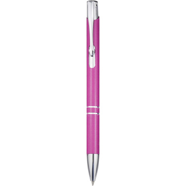 Logo trade promotional item photo of: Moneta recycled aluminium ballpoint pen (blue ink)