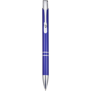 Logotrade promotional product picture of: Moneta recycled aluminium ballpoint pen (blue ink)