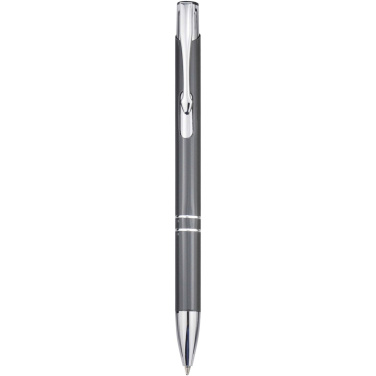 Logo trade corporate gifts image of: Moneta recycled aluminium ballpoint pen (blue ink)