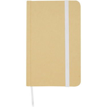 Logotrade promotional item image of: Reed A6 recycled hard cover notebook with plain pages