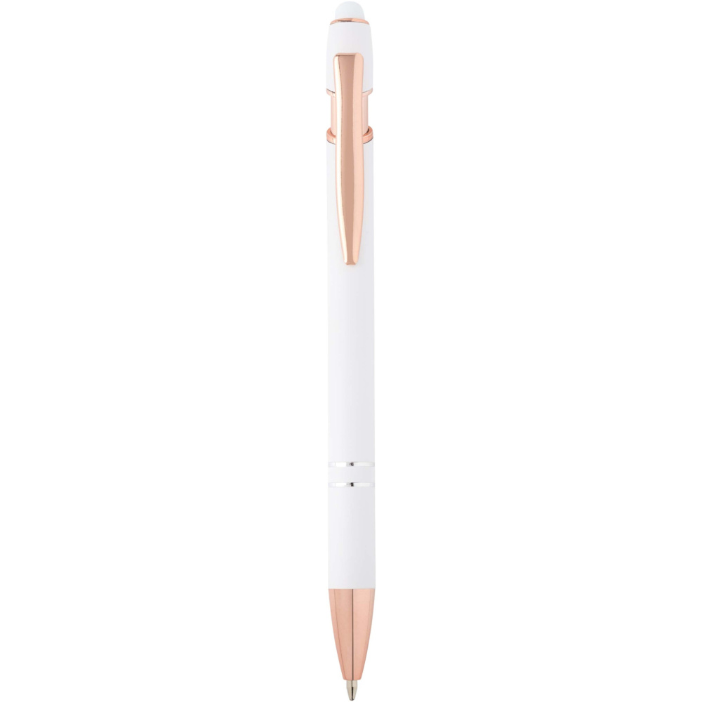 Logotrade corporate gift image of: Nanna ballpoint pen with rose gold finish (black ink)