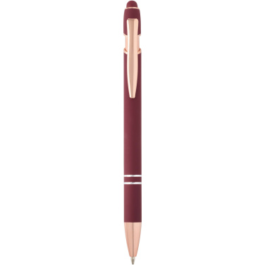 Logotrade business gift image of: Nanna ballpoint pen with rose gold finish (black ink)