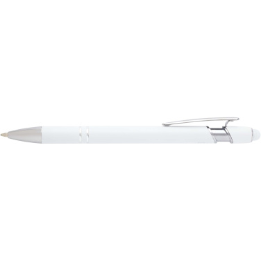 Logotrade business gift image of: Kish ballpoint pen with silver finish (black ink)