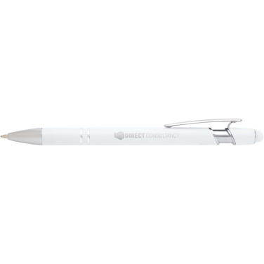 Logotrade business gift image of: Kish ballpoint pen with silver finish (black ink)