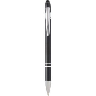 Logo trade promotional products picture of: Kish ballpoint pen with silver finish (black ink)