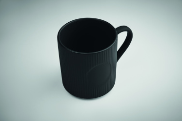 Logo trade promotional gifts image of: Ribbed ceramic mug mat 340 ml