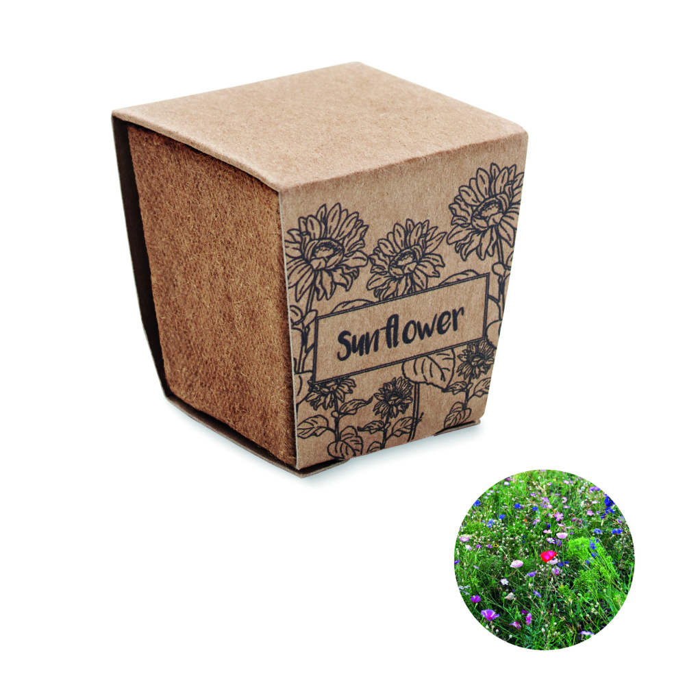 Logotrade promotional gift picture of: Sunflower growing kit