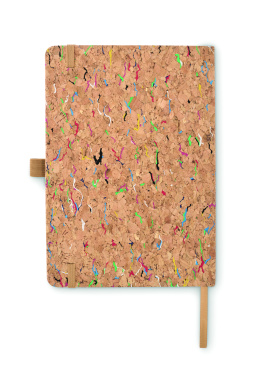 Logo trade advertising products image of: A5 cork coloured notebook