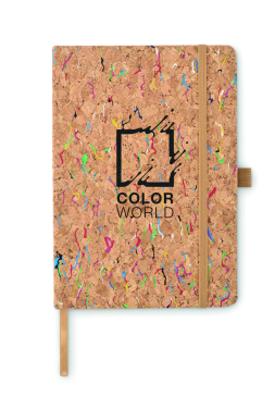 Logotrade promotional item picture of: A5 cork coloured notebook