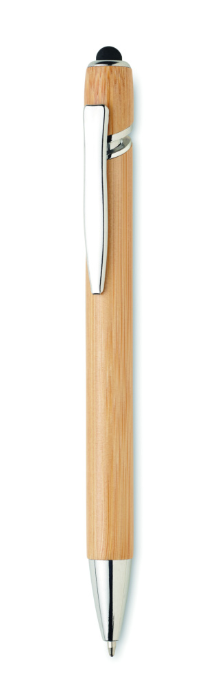 Logo trade promotional items picture of: Ball pen in bamboo