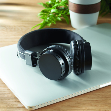 Logotrade business gift image of: ABS wireless foldable headphone