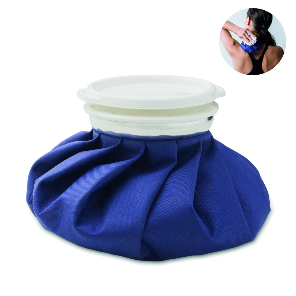 Logo trade corporate gifts image of: Reusable polyester ice pack