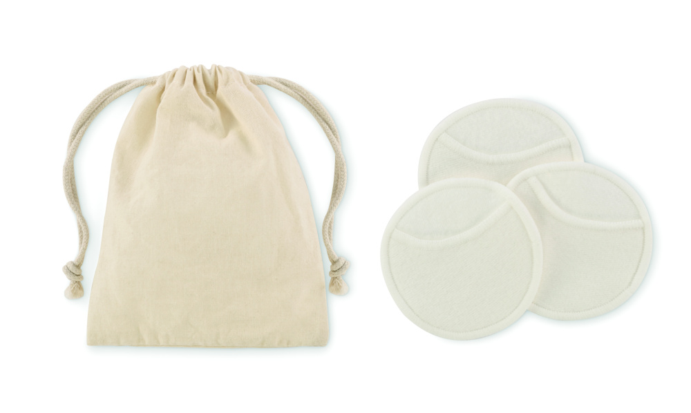 Logo trade promotional merchandise image of: Reusable face cleaning pad set