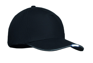 Logotrade advertising product image of: 5 panel LED cotton cap 220gr/m²