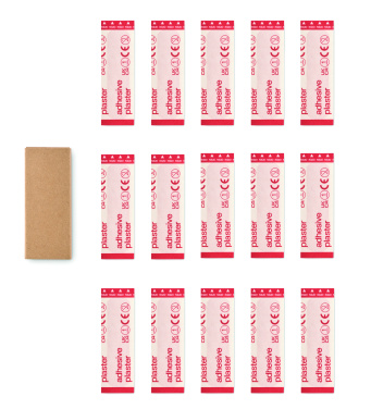 Logo trade advertising products image of: 15 pieces adhesive plasters