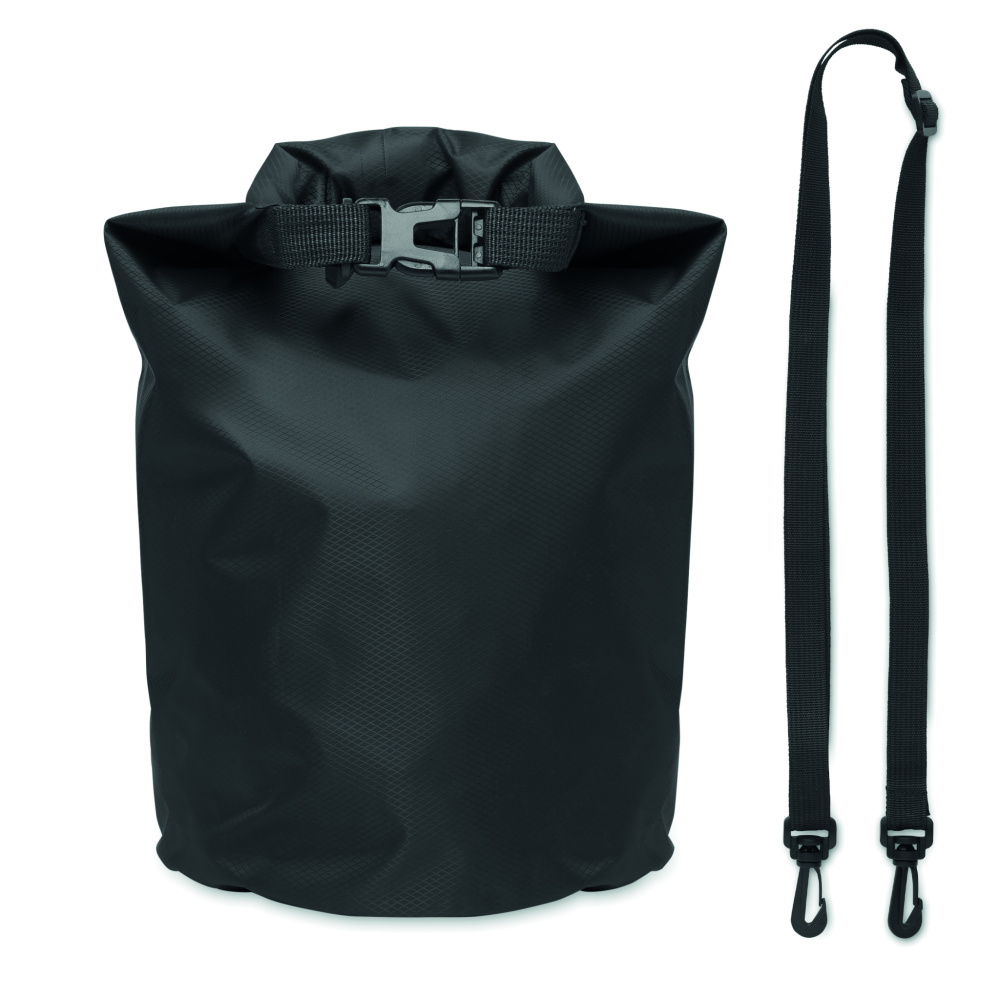 Logo trade promotional items image of: Waterproof bag 210T RPET 5L