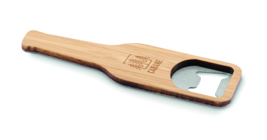 Logo trade promotional products picture of: Bamboo bottle opener