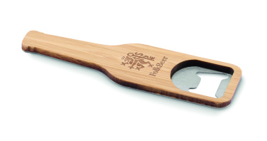 Logo trade advertising products image of: Bamboo bottle opener