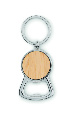 Logo trade corporate gifts image of: Recycled aluminium key ring